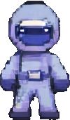 Space Station Character C - 100x171 pixel art sprite