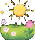 Spring Meadow Effect B - 114x130 pixel art sprite