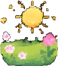 Efecto de la pradera de primavera B — sprite pixel art 114×130