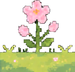 Spring Meadow Environment B - 256x384 pixel art sprite