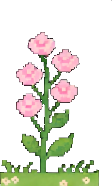 Entorno de la pradera de primavera C — sprite pixel art 256×384