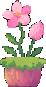 Spring Meadow Tile B — 256×384 pixel art sprite