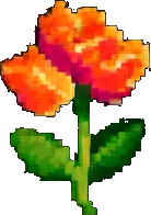 Spring Meadow Tile D - 256x384 pixel art sprite