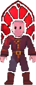 Stained Glass Character B — 117×277 pixel art sprite