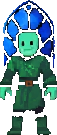 Stained Glass Character C — 117×274 pixel art sprite