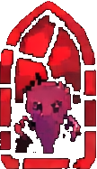 Stained Glass Enemy B — 108×187 pixel art sprite