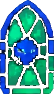 Stained Glass Enemy C - 107x187 pixel art sprite