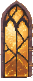 Stained Glass Environment A — 107×261 pixel art sprite