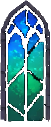 Stained Glass Environment C - 103x256 pixel art sprite