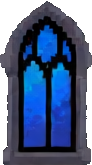 Stained Glass Prop A - 92x165 pixel art sprite