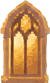 Stained Glass Prop B — 99×164 pixel art sprite