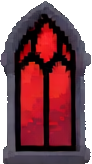 Stained Glass Prop C - 92x164 pixel art sprite