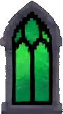 Stained Glass Prop D — 92×165 pixel art sprite