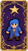 Tarot Mystic Character A - 114x208 pixel art sprite