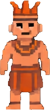 Personnage du désert de terre cuite C — sprite pixel art 100×217