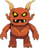 Ennemi du désert de terre cuite A — sprite pixel art 125×155