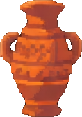 Environnement du désert de terre cuite A — sprite pixel art 118×169