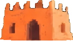 Bâtiment du Désert de Terracotta B — sprite pixel art 146×82