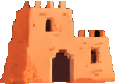 Terracotta Desert Structure C - 164x119 pixel art sprite