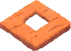 Carrelage du Désert de Terracotta B — sprite pixel art 229×165