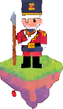 Spielkasten Gebäude A — 130×225 Pixel-Art-Sprite