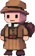 Personaje de estación A — sprite pixel art 125×199