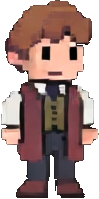 Personaje de estación B — sprite pixel art 99×199