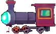 Effet de gare A — sprite pixel art 110×68