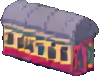 Entorno de la estación de tren C — sprite pixel art 99×78