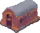 Objeto de la estación de tren B — sprite pixel art 81×67