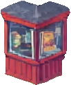 Train Station Building A — 103×123 pixel art sprite