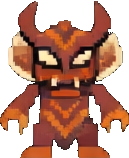 Tribal Mask Enemy A - 129x158 pixel art sprite