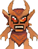 Tribal Mask Enemy B - 126x163 pixel art sprite