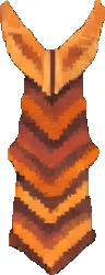 Tribal Mask Environment C — 96×250 pixel art sprite