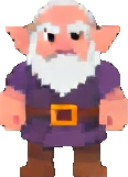 Personagem da Cidade Subterrânea C — sprite pixel art 116×161