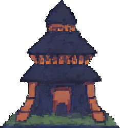 Ambiente da Cidade Subterrânea C — sprite pixel art 256×384