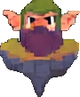 Objeto da Cidade Subterrânea A — sprite pixel art 90×109