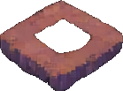 Azulejo da cidade subterrânea B — sprite pixel art 139×103