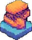 Azulejo da cidade subterrânea D — sprite pixel art 256×384