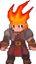 Volcano Interior Character A - 125x222 pixel art sprite
