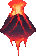 Volcano Interior Enemy A - 153x235 pixel art sprite