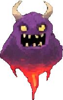 Volcano Interior Enemy B - 130x204 pixel art sprite