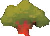 Entorno Interior del Volcán A — sprite pixel art 101×73