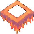 Volcano Interior Tile A - 146x147 pixel art sprite