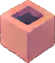 Ladrilho do castelo voxel D — sprite pixel art 79×90