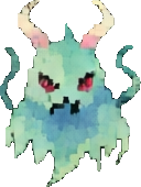 Watercolor Meadow Enemy A - 128x170 pixel art sprite