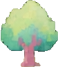 Edificio de aguawatercolor B — sprite pixel art 84×96