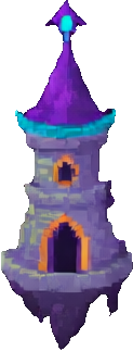 Wizard Tower Character B - 123x323 pixel art sprite