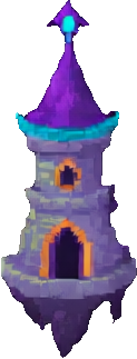 Personaje B de la torre — sprite pixel art 123×323