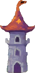 Wizard Tower Environment B - 114x237 pixel art sprite